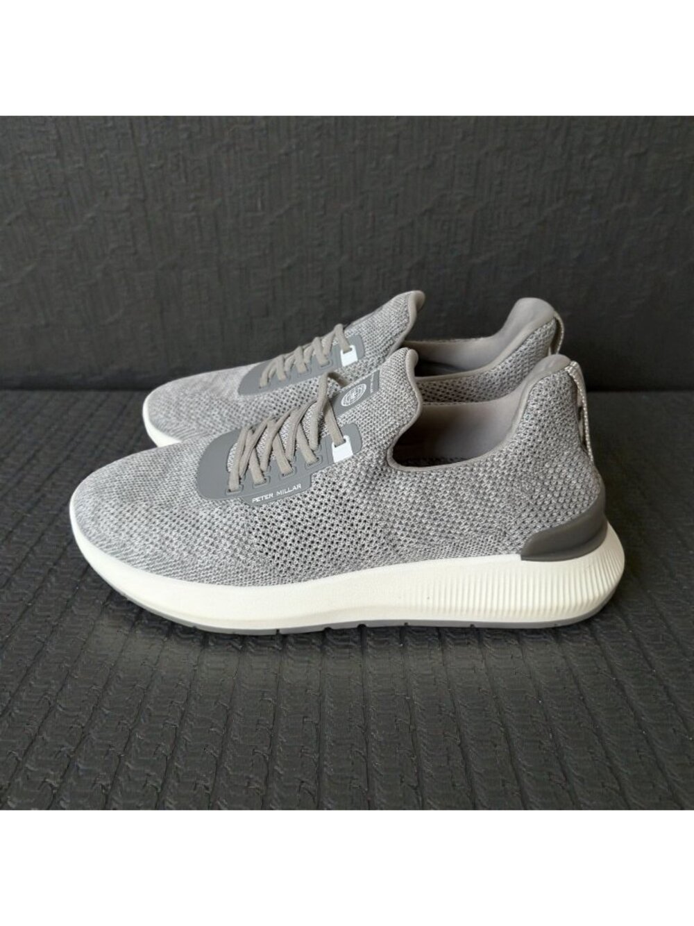 PETER MILLAR Women's Gray Trainers Sneakers Size 7.5 NEW NWOB